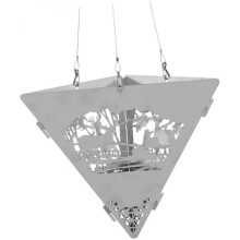 Folding Camping Stove Portable Lightweight Triangle Grill Stand for BBQ Outdoor Cooking and Fire Pit Use