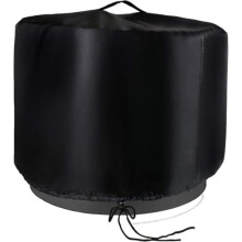 Velfree Round Fire Pit Cover, 32 Inch Waterproof Outdoor Fire Bowl Cover, Round Fire Pit Table Cover, 32"D x 24"H