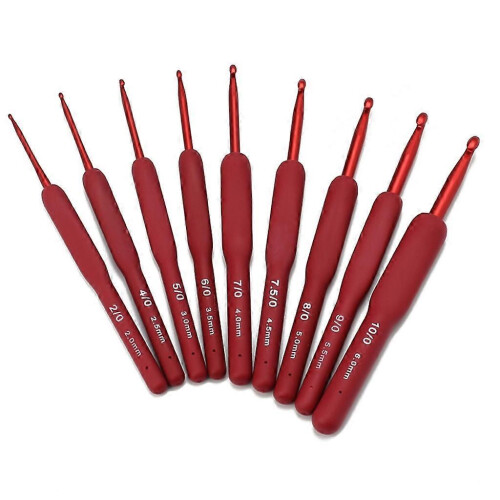 2mm-6mm Long Knitting Needles Crochet Needles Crochet Hook for-Arthritic Hands 1