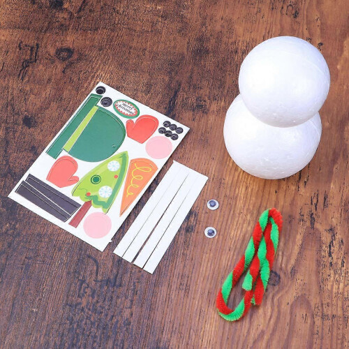 DIY Accessories for Kids Snowman Making Materials Christmas 5Sets 1