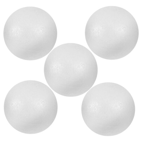6pcs 12cm Solid Ball Children DIY Craft Material Funny Round Ball Ornament