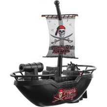 1pc Kids Pirate Boat Pool Bath Toys Electric Pirate Ship Model Pirate Fun Educational Bathtub Toys for Children Toddler Pirate Party Favors