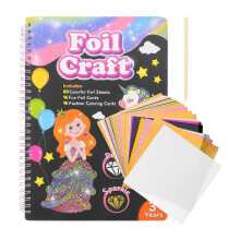 Scratch Drawing Paper Fun DIY Scratching Paper for Kids 1Set for Decor