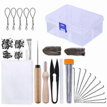 DIY Crafting Needle Felting Kit 54pcs with Fibre Yarn Home Office Art Supplies