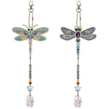 Hanging Ornament DIY Diamond Chime Suncatcher Double Sided Rhinestone for Garden Decor