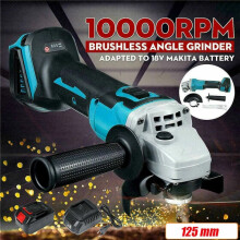 125mm Brushless 18V Angle Grinder Cordless Replace for Makita no Li-ion Battery