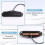 3PCS Keramiska Rails Humbucker Pickup Hot Dual Rails för ST SSS Elgitarr 5