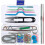 63 Pcs Crochet Knitting Kit with Accessories Box, 2 Hooks & Multiple Knitting Tools for Yarn Crafts 1