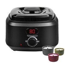DIY Candle Making Kit with Digital Wax Melter & Hot Plate, Adult Craft Supplies for Beginners with EU Plug