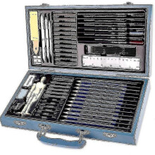 60-Piece Professional Sketch Pencils Set for Artists & Students with 12 Graphite Grades (6H-8B)
