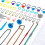 63 Pcs Crochet Knitting Kit with Accessories Box, 2 Hooks & Multiple Knitting Tools for Yarn Crafts 3
