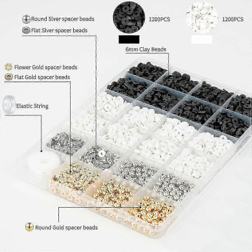 Clay Beads Bracelet Making Kit 1