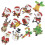 Drawing Stickers for Kids Christmas Themed Stickers 8 Sheets Set 4