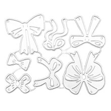 Knotted-Bow Cutting Dies Embossing Die-Cuts for Birthday Card Making DIY Scrapbooking Album Paper Crafts