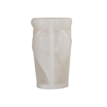 (B) Sculpture Candle Mold Christmas Candle Mold for Making Candle Soap Plaster Cake Fondant Chocolate Home Decor