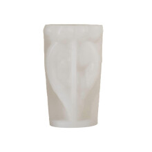(C) Sculpture Candle Mold Christmas Candle Mold for Making Candle Soap Plaster Cake Fondant Chocolate Home Decor