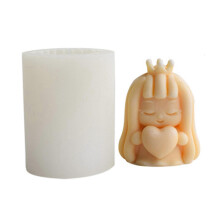 Silicone Resin Candle Mold Mermaids Foxes Girl Soap Mold Cake Chocolate Fondant Mold Aromatherapys Plasters Home Decor