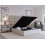 (King, Ivory) Snuggle Beds Hayden Ottoman Bed 1