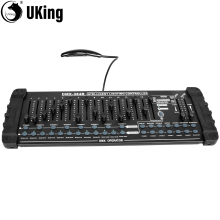 U'King 348CH DMX512 Lichtcontroller, 384 Kanäle, 24 Vorprogramme, für Bühne und DJ Club