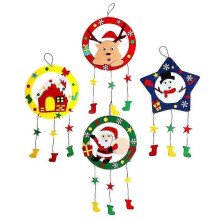 Christmas Craft Supplies for Kids DIY Xmas Tree Hanging Decoration 12Pcs