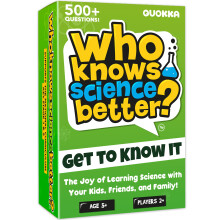 (Science) QUOKKA Trivia & Party Card Games for Kids, Teens & Adults - 300-2000+ Questions, Dares, Family Quiz & Game Night