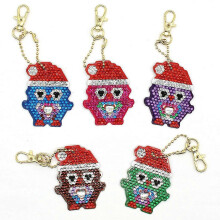 (YSK048) Diamond Painting Keychains 5D DIY Full Drill Diamond Painting Pendants