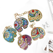 (YSK025) Diamond Painting Keychains 5D DIY Full Drill Diamond Painting Pendants