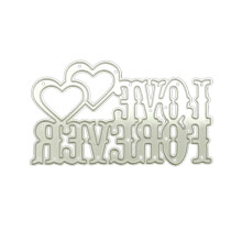 Embossing Cutting Dies Love Lettered Die Cut for Card Making Scrapbooking Paper Craft Packaging Carbon Steel Die Cut