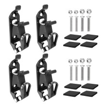 Tool Mounting Bracket Set 4 Pack Heavy Duty Zinc Alloy Shovel Holder for