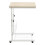 C Shaped Sofa Side Table,56-76cm Height Adjustable Bed Side Table,Coffee Snack Table for Living Room,Bedroom (White Maple) 1