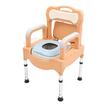 Adjustable Commode Chair 250Kg Toilet Seat with Armrests