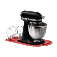 Silicone Mat Non Slip for Stand Mixer Kitchen Counter Protector with 3 Cup Holders for Baking Accessories Home
