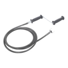 2 Sets of Pipe Cleaning Spiral for Electric Pipe Cleaning Machine, 3m+3m, Spiral Diameter 12mm, Extension Plug Suitable for 50-120mm Pipes