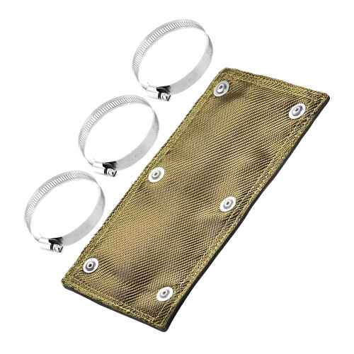 Titanium Alloy Exhaust Heat Shield Double Layer Thermal Insulation Cover