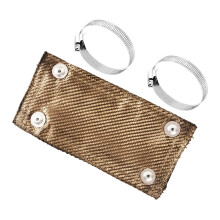 Exhaust Heat Shield Titanium Alloy Thermal Insulation Cover Double Layer