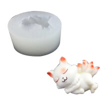Nine Tailed Foxes Silicone Mold Scented Candle Mold DIY Table Ornament Tools Plaster Crafts Making Supplies Non-stick