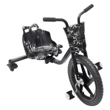 Kids Drift Trike Scooter, 3 Wheeled Drifting Ride-On, Pedal-Drift Bike Bicycle for Homes and Amusement Parks, Max. Load Capacity 80kg, Black