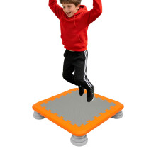 Kids' Trampoline 65 * 65 * 12.5cm Mini Trampoline with Feet, 70kg Load-bearing Trampolines for Children Above 3 Years Old