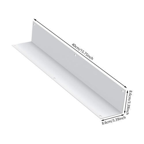 2PCS Aluminium Exterior Wall Corner Guard for Siding Protection L Shape 1