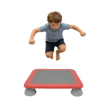 Kids' Trampoline 65 * 65 * 12.5cm Mini Trampoline with Feet, 70kg Load-bearing Trampolines for Children Above 3 Years Old
