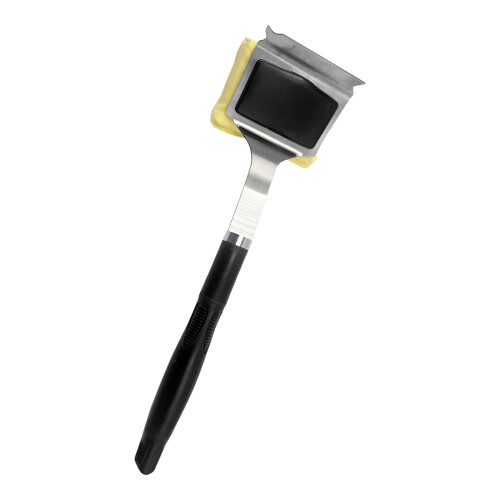 Bristle-Free Grill Brush with Scraper, Cleaning Tool for Cast Iron 1