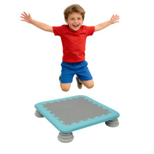 Kids' Trampoline 65 * 65 * 12.5cm Mini Trampoline with Feet, 70kg Load-bearing Trampolines for Children Above 3 Years Old