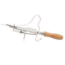 Manual Carpet Tufting Tool, Rug Making Kit, Adjustable Tuft Length 0.12-0.47in, for Repairing and Sewing Various Fabrics, 27.5 x 3.2 x 6.4cm, Silver