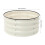 Futchoy Round Metal Raised Bed 60x28cm Bottomless Planter Box 2