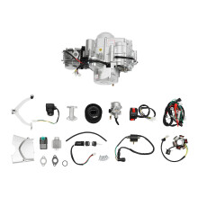 125cc Engine Motor Kit, 4 Stroke Gas Engine Motor Single-Cylinder Engine Air Cooling, Go Kart Engine for Quad, Dirt Bike, ATV, Pit Bike