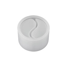 Candle Mold for DIY Candle Soap Plaster Decor Birthday Gift, Epoxy Resin Mold Non Stick Easy to Demold White