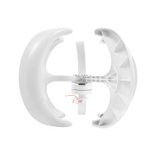 5-Blade Vertical Lanter Lantern Aluminum Axis Kit Turbines