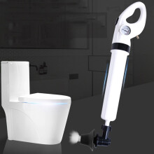 High Pressure Air Drain Blaster Cleaner High Efficient Toilet Plunger Manual Pipe Dredge,60 * 12 * 6.5cm