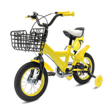 12 Inch Kids Bike with Stabilisers, Kids Bicycle Carbon Steel Beginner Bike Height Adjustable Cycle with Fenders, Children's Bicycle for 2-5 Year Olds