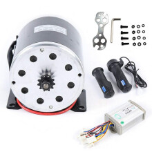 OUKANING Ebike Conversion Kit Electric Scooter Motor Brush Motor Controller Throttle 36V 800W